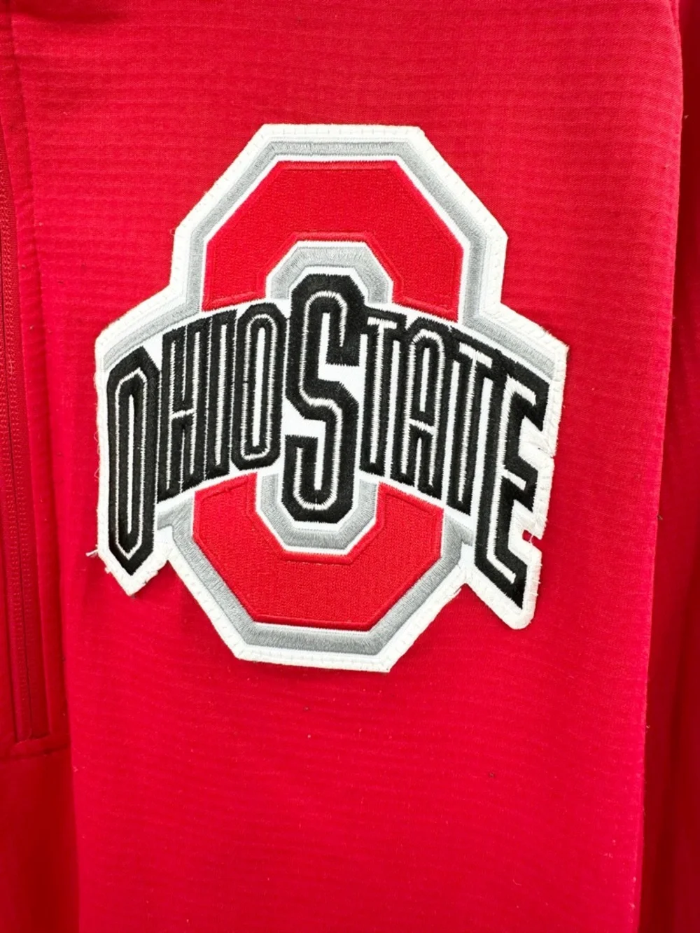 The North Face Ohio State Buckeyes‎ Men’s 1/2 Zip Pullover Red Size XXL